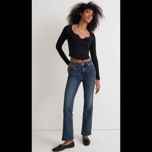 Madewell Kick Out Crop Jeans Size 27 "Arlen Wash"